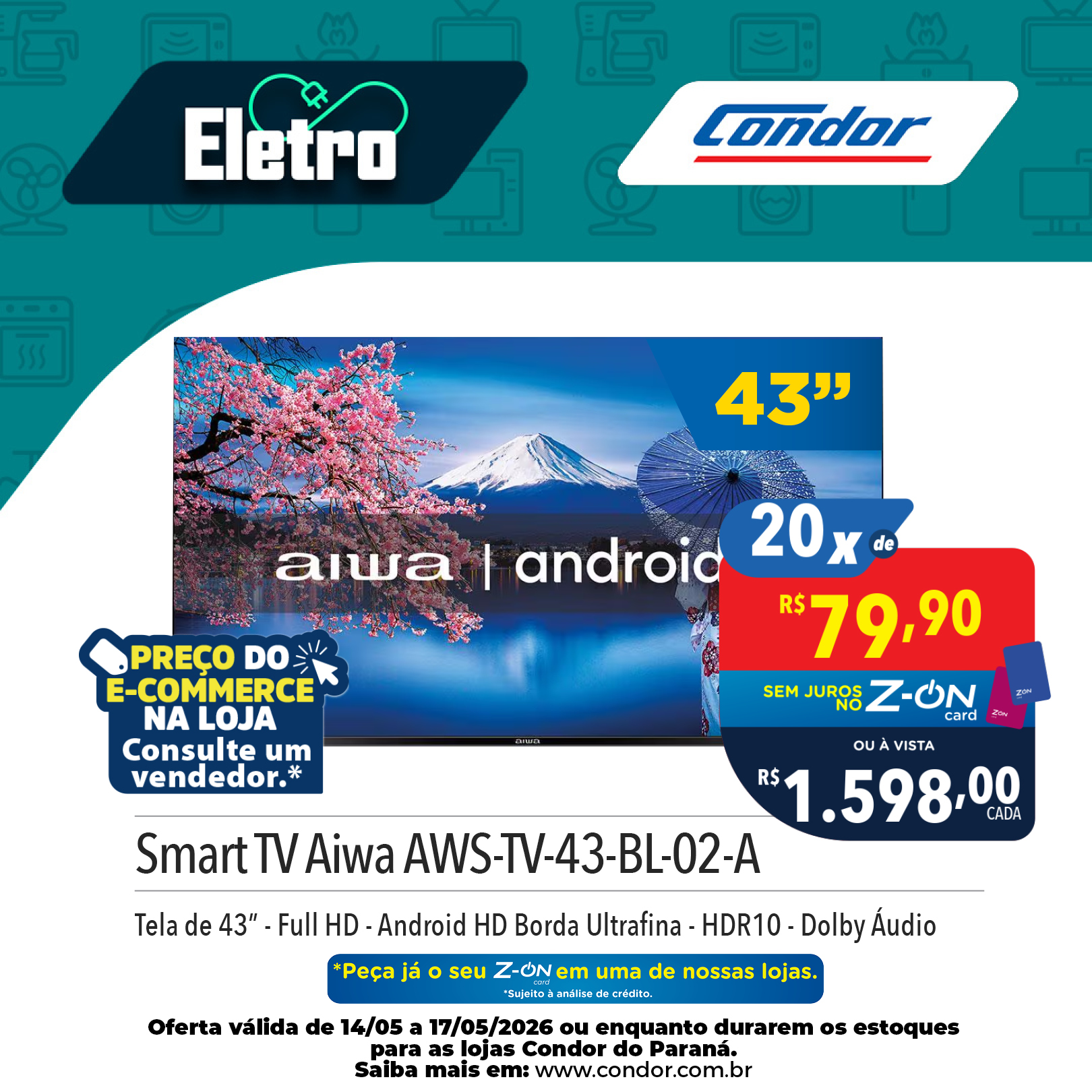 1601_REDE_CARROSSEL_ESPECIAL ELETRO_TELEVISORES_OFERTAS_WEB_14-05 a 17-05-20262